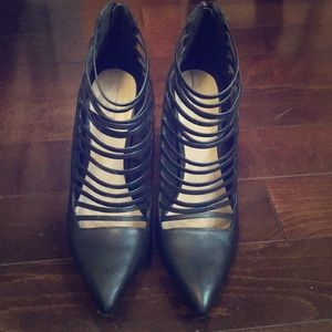 Aldo Black Strappy Heel